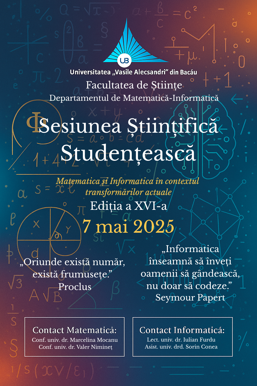 MATEMATICA ȘI INFORMATICA &Icirc;N CONTEXTUL TRANSFORMĂRILOR ACTUALE